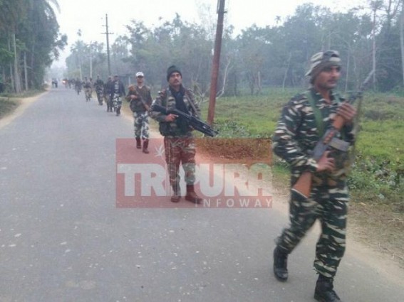 Central forces deployed across in Poll bound Tripura